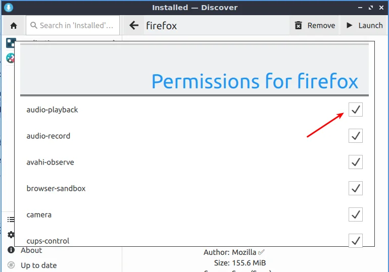 finally, adjust your permissions as needed